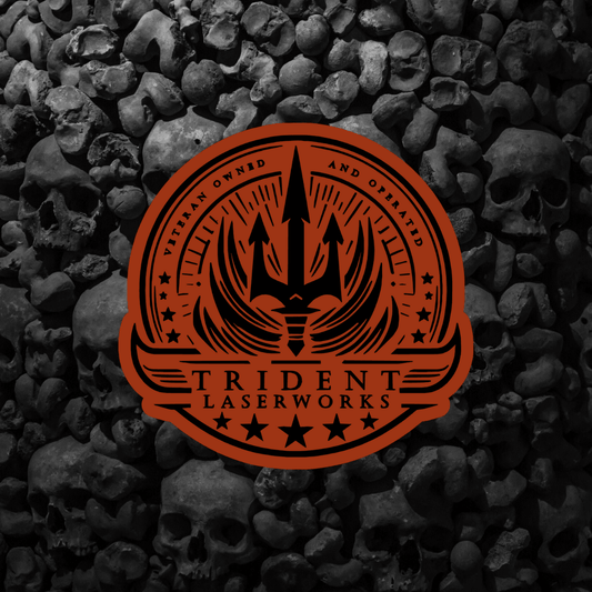 Leatherette Patches - Trident LaserWorks